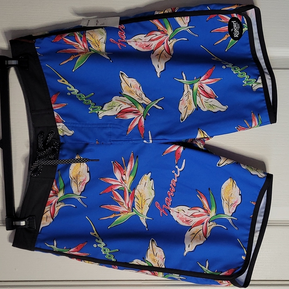 184-Rip Curl Men's Mirage Hawaii Tropics Board Short 34in Waist NWT